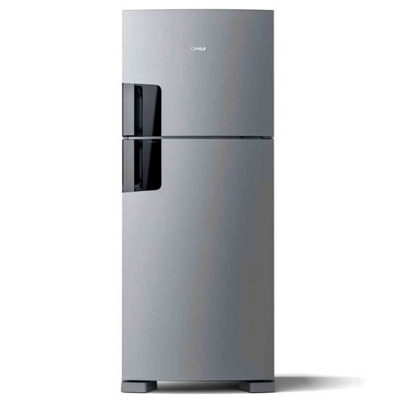 geladeira consul duplex frost free 410 litros inox crm50fk