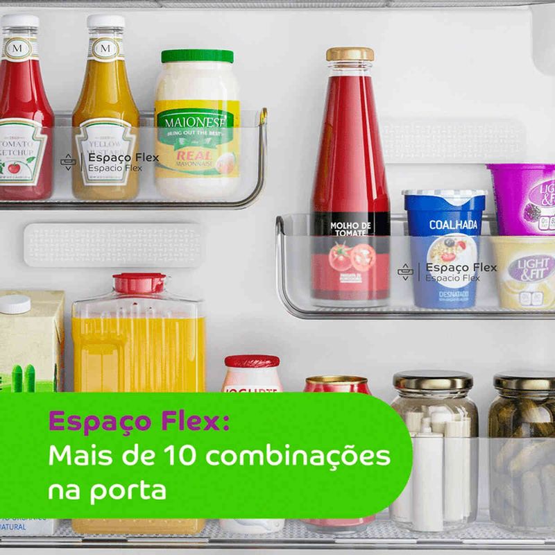 geladeira consul duplex frost free 410 litros inox crm50fk