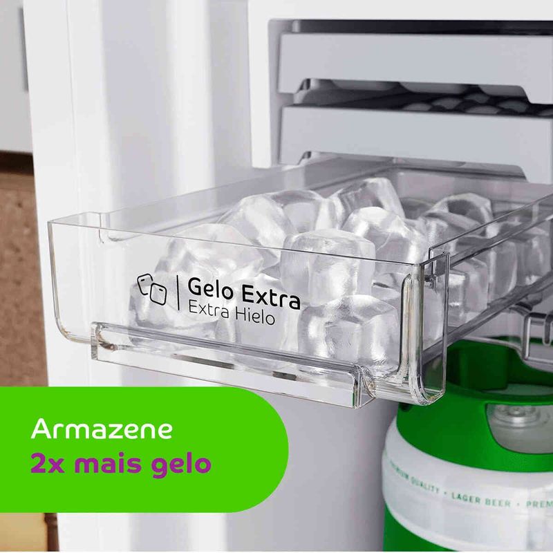 geladeira consul duplex frost free 410 litros inox crm50fk