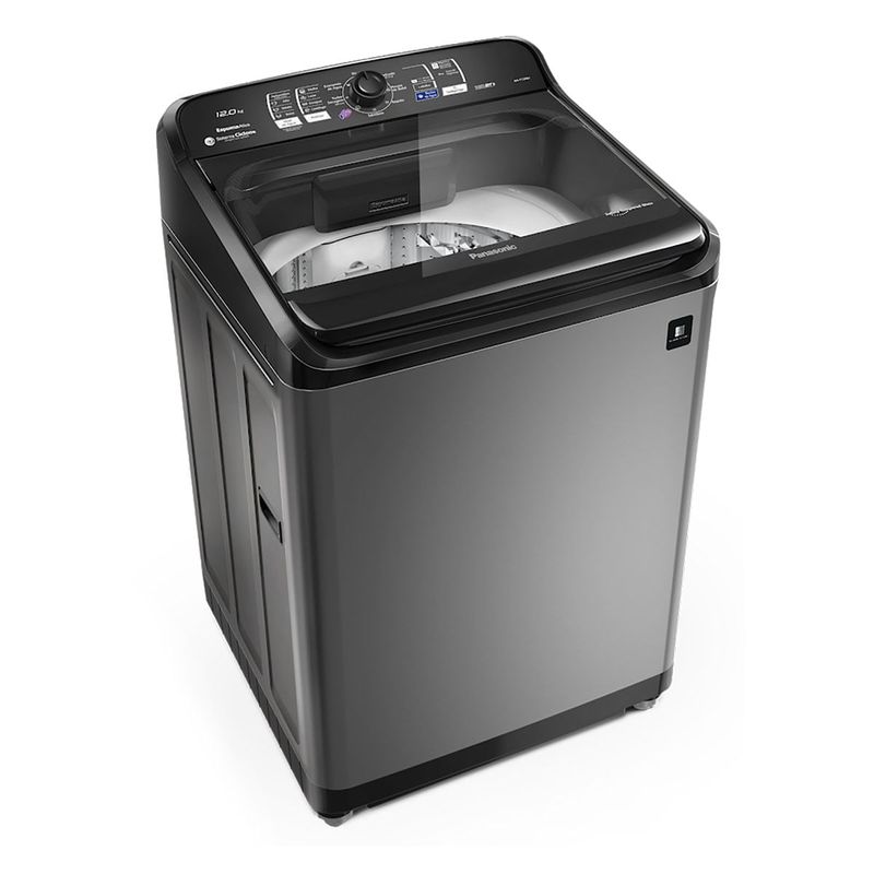 máquina de lavar panasonic função vanish 12kg titânio - na-f120b1t