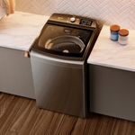 máquina de lavar brastemp 16kg tecnologia double wash titânio bwd16a9
