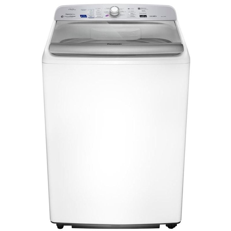 máquina de lavar panasonic lavagem inteligente 17kg branca - na-f170b7w