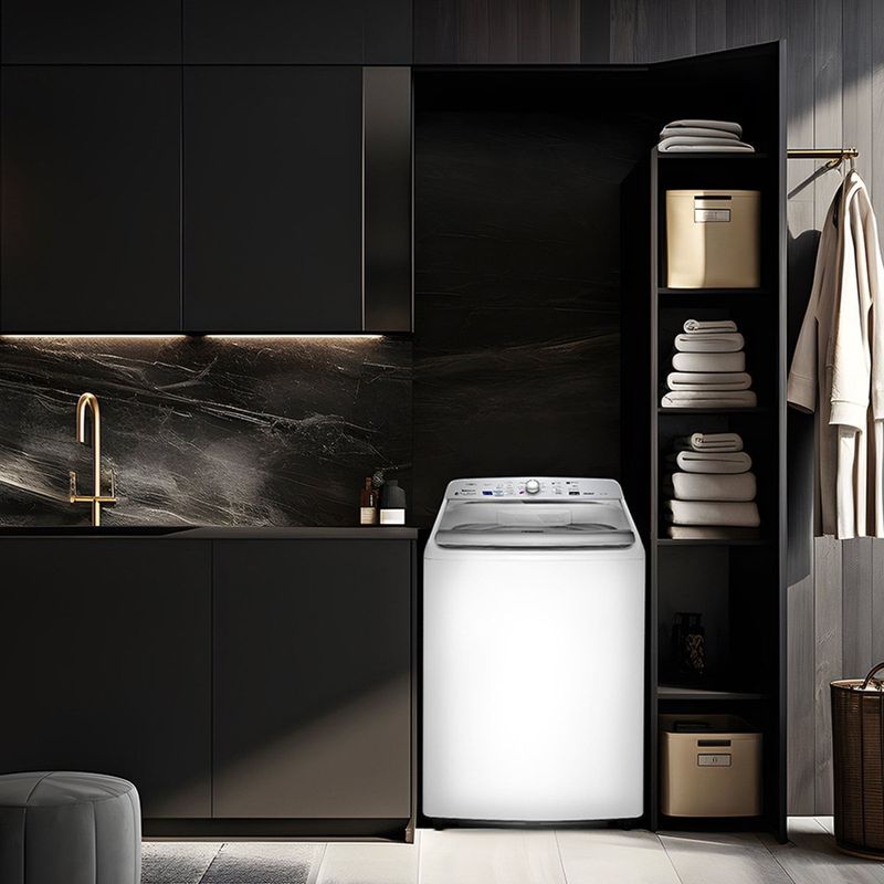 máquina de lavar panasonic lavagem inteligente 17kg branca - na-f170b7w