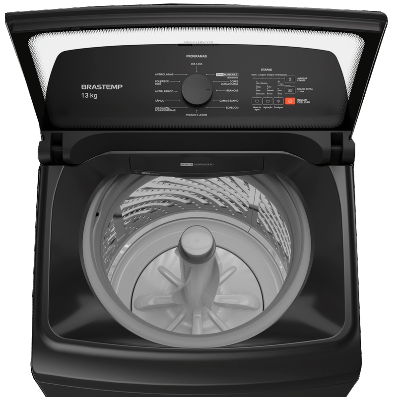 máquina de lavar 13kg brastemp cinza bwk13a9ana