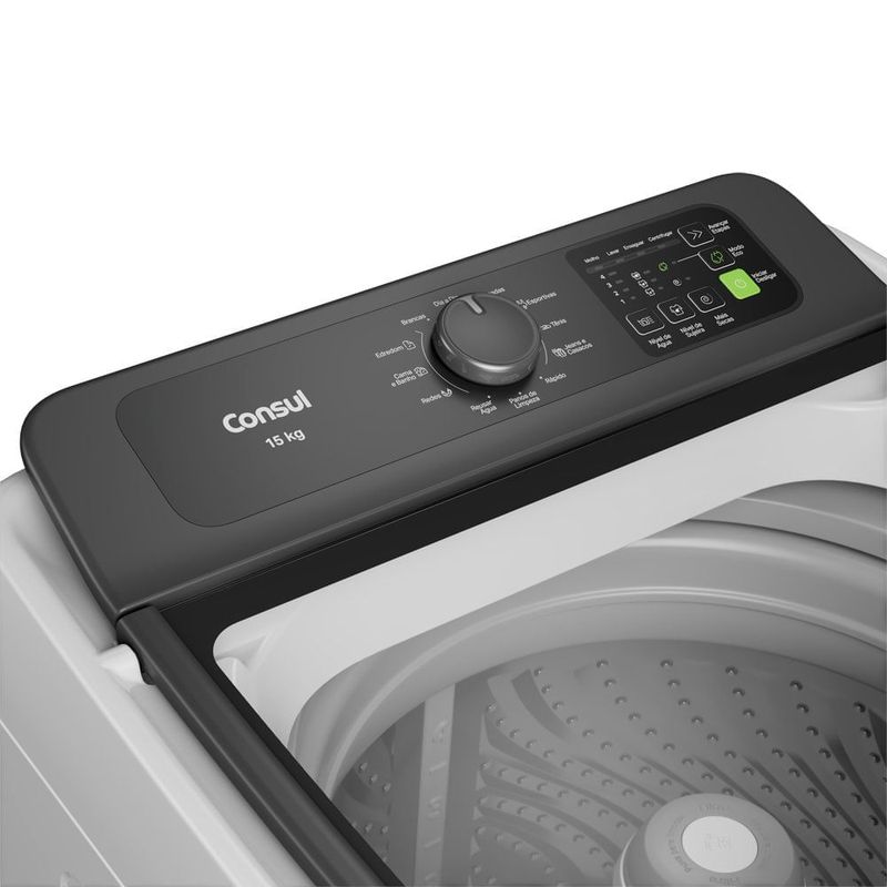 máquina de lavar 15kg consul branco cwn15abana