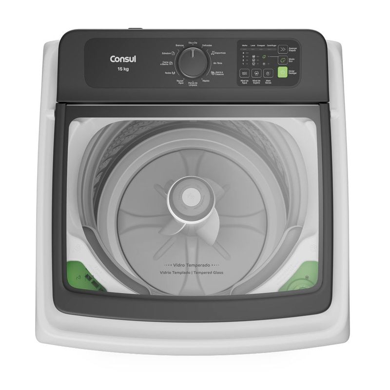 máquina de lavar 15kg consul branco cwn15abana