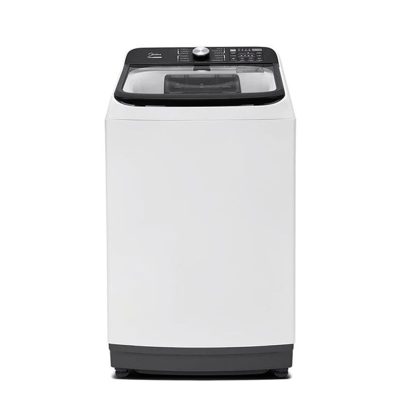 máquina de lavar 15kg midea top load wave agitator 127v branco
