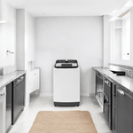 máquina de lavar 15kg midea top load wave agitator 127v branco