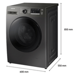 lavadora samsung 11kg inverter inox ww11t4040bx