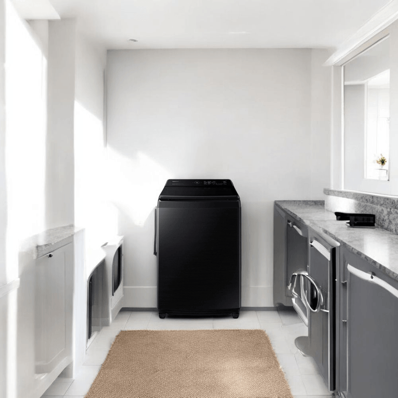 lavadora 17kg samsung smart digital inverter 127v preto wa17cg