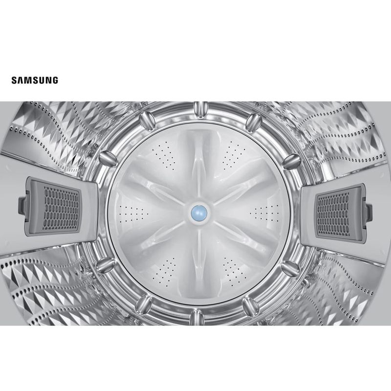 lavadora 17kg samsung smart digital inverter 127v preto wa17cg