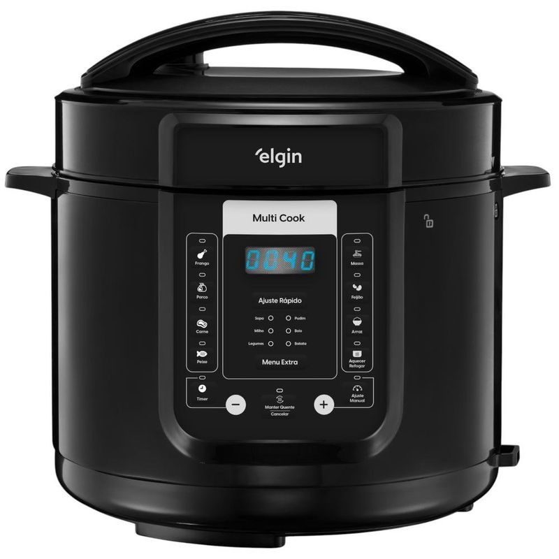 panela de pressão elétrica elgin digital multi cook 900w 127v (mp)