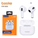 fone de ouvido bluetooth basike fon-9856 branco (mp)