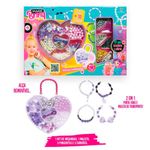 kit infantil miçangas polibrinq coração mk56 (mp)