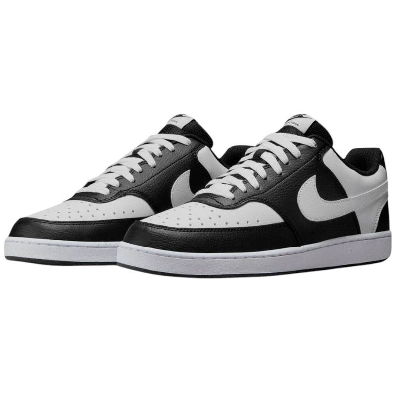 tênis casual masculino n°43 nike court vision low shoes preto branco 249844 (mp)