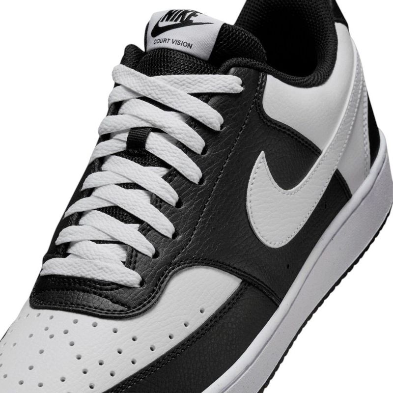 tênis casual masculino n°43 nike court vision low shoes preto branco 249844 (mp)