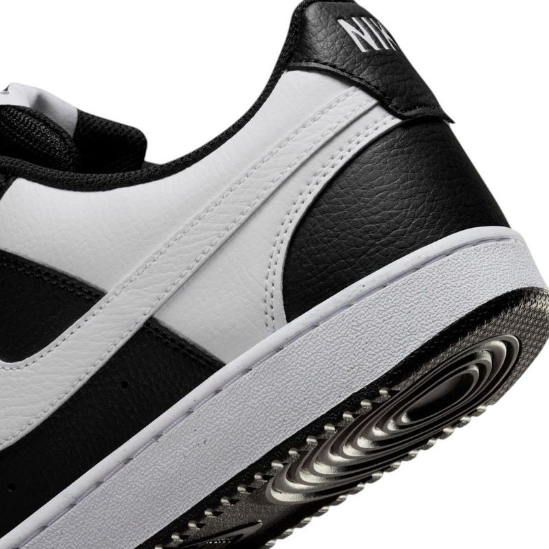 tênis casual masculino n°43 nike court vision low shoes preto branco 249844 (mp)