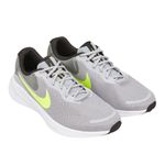 tênis esportivo masculino n°43 nike revolution 7 road running cinza verde 213789 (mp)