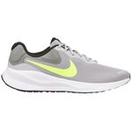 tênis esportivo masculino n°44 nike revolution 7 road running cinza verde 213789 (mp)