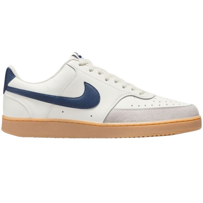 tênis casual masculino n°39 nike court vision low shoes branco azul 228595 (mp)