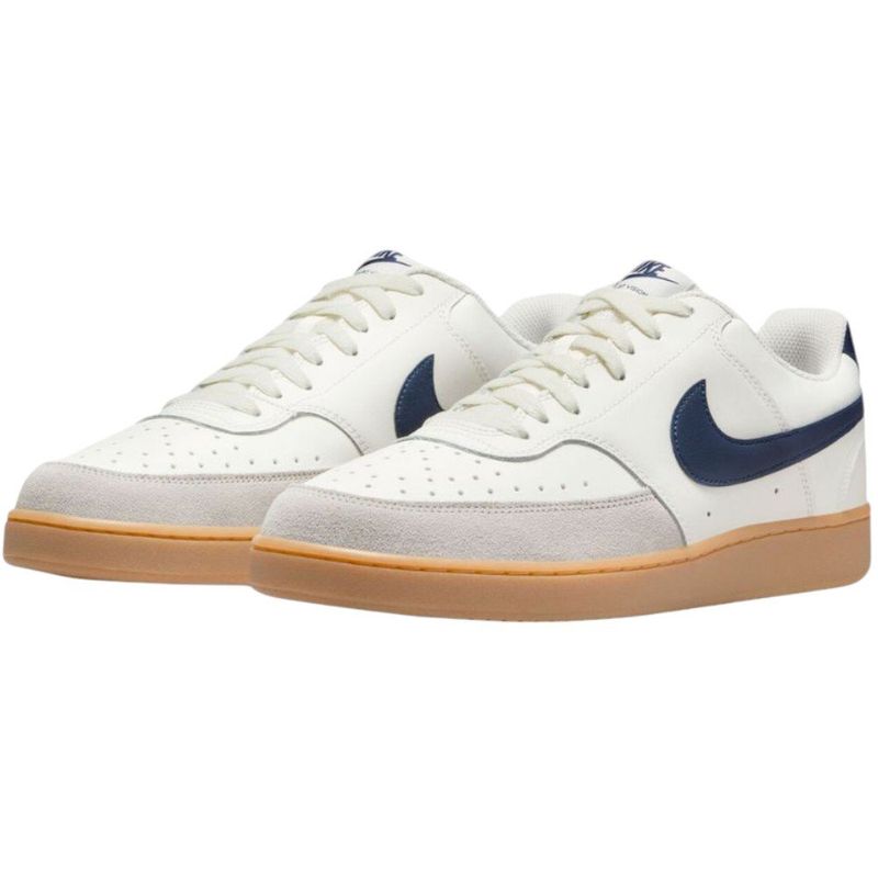 tênis casual masculino n°42 nike court vision low shoes branco azul 228595 (mp)