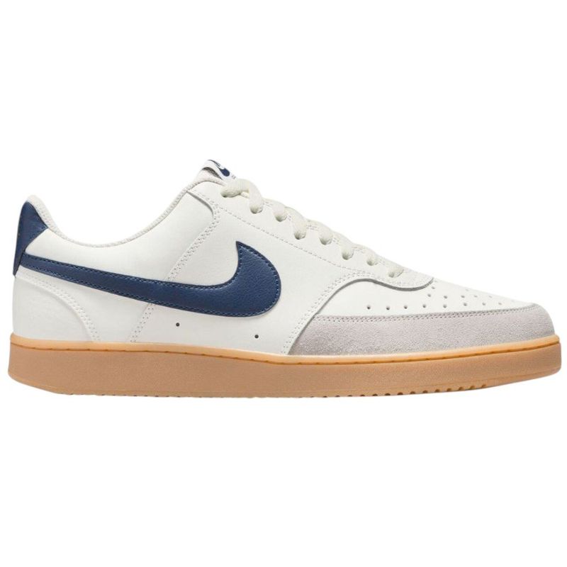 tênis casual masculino n°43 nike court vision low shoes branco azul 228595 (mp)