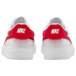 tênis casual masculino n°39 nike court shot branco vermelho 249548 (mp)