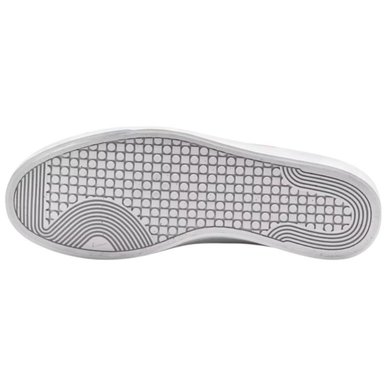 tênis casual masculino n°39 nike court shot branco vermelho 249548 (mp)
