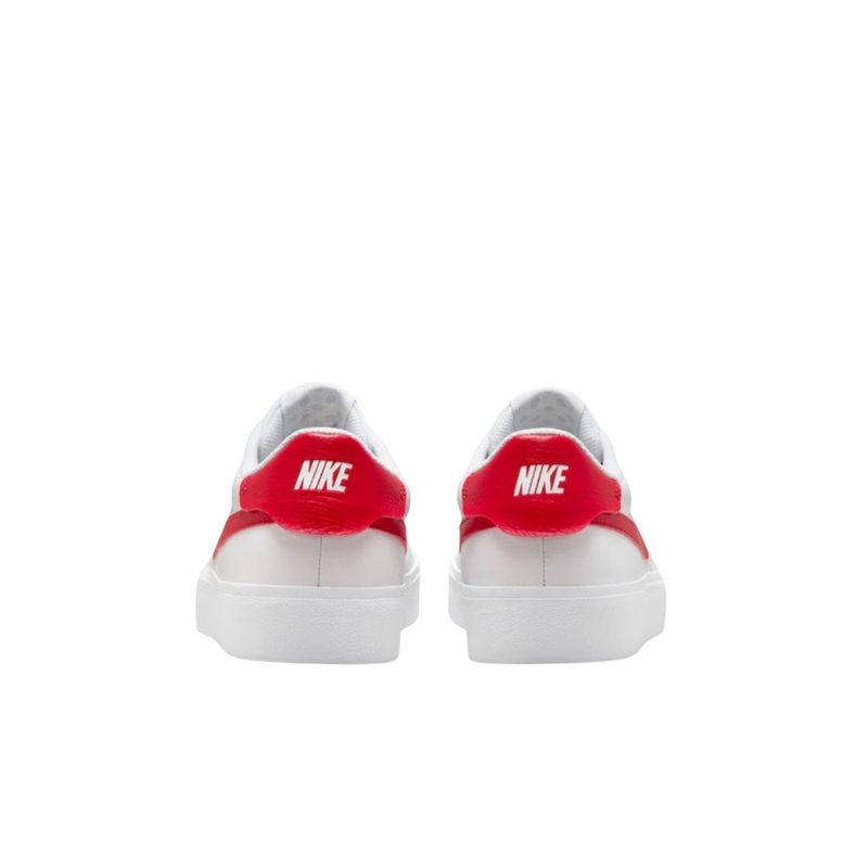 tênis casual masculino n°40 nike court shot branco vermelho 249548 (mp)