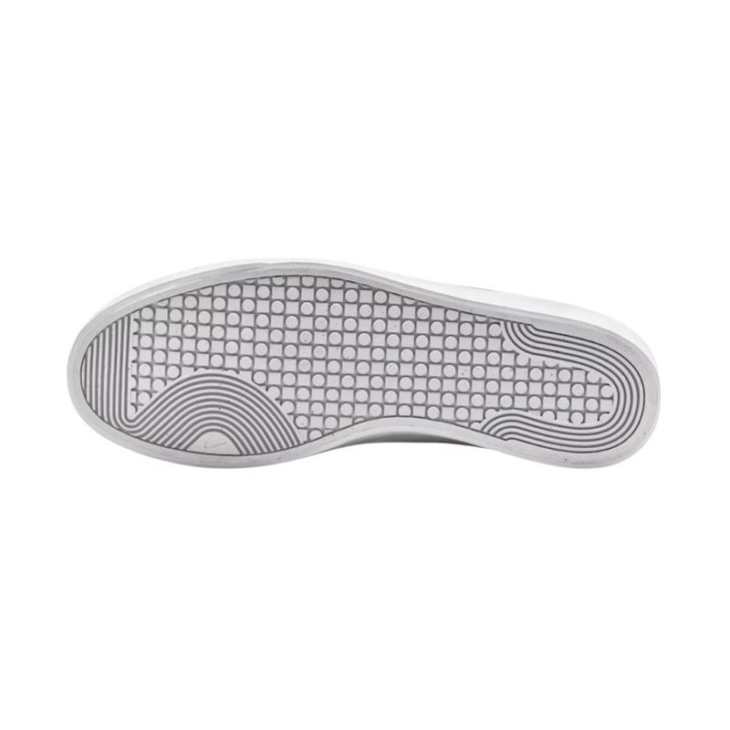 tênis casual masculino n°40 nike court shot branco vermelho 249548 (mp)