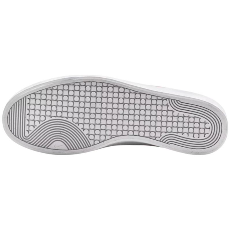 tênis casual masculino n°41 nike court shot branco vermelho 249548 (mp)