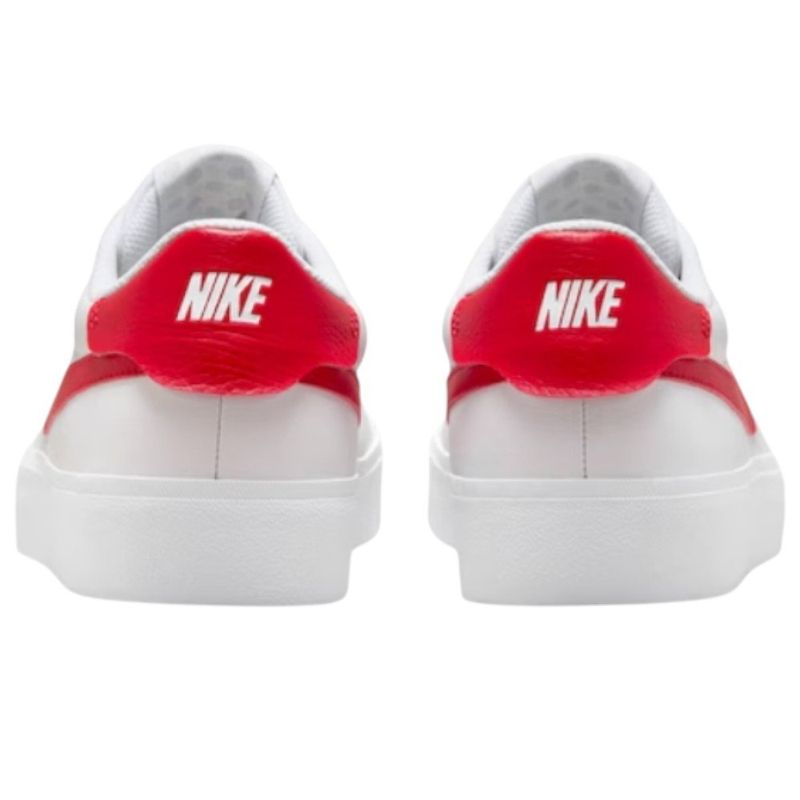 tênis casual masculino n°42 nike court shot branco vermelho 249548 (mp)