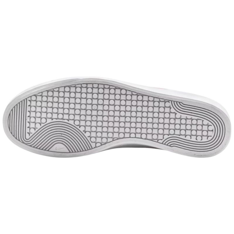 tênis casual masculino n°42 nike court shot branco vermelho 249548 (mp)