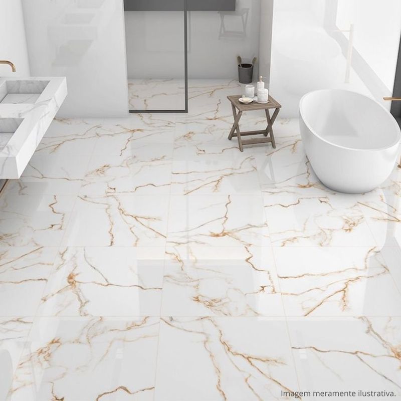 piso cerâmico retificado polido 70x70cm pr70341 triunfo caixa 3,43m² (mp)