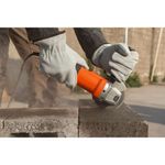 esmerilhadeira black+decker angular 115mm laranja e preto g720x-br 4-1/2
