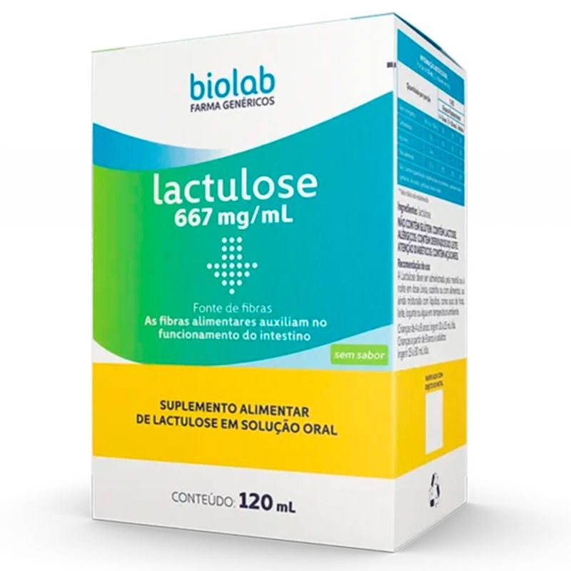 lactulose 667mg/ml 120ml biolab