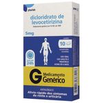dicloridrato de levocetirizina 5mg 10 comprimidos revestidos pharlab