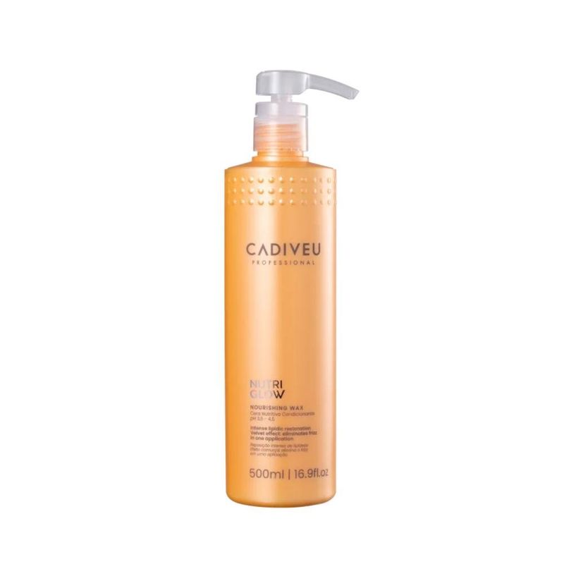 cera de nutrição professional cadiveu nutri glow 500ml (mp)