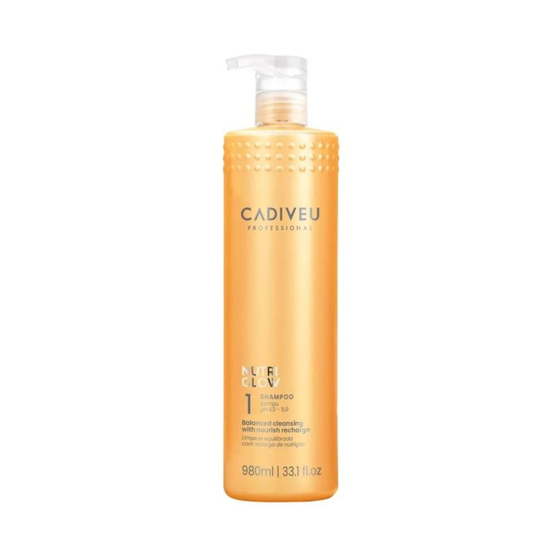 shampoo professional cadiveu nutri glow nutrição 980ml (mp)