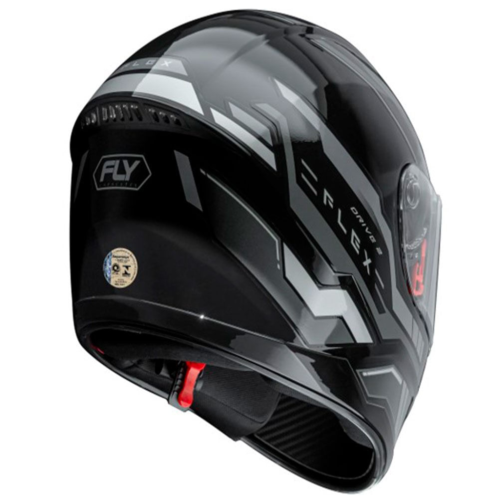 Capacete Fly Drive 2 HG Flex Preto Fosco Grafite 60