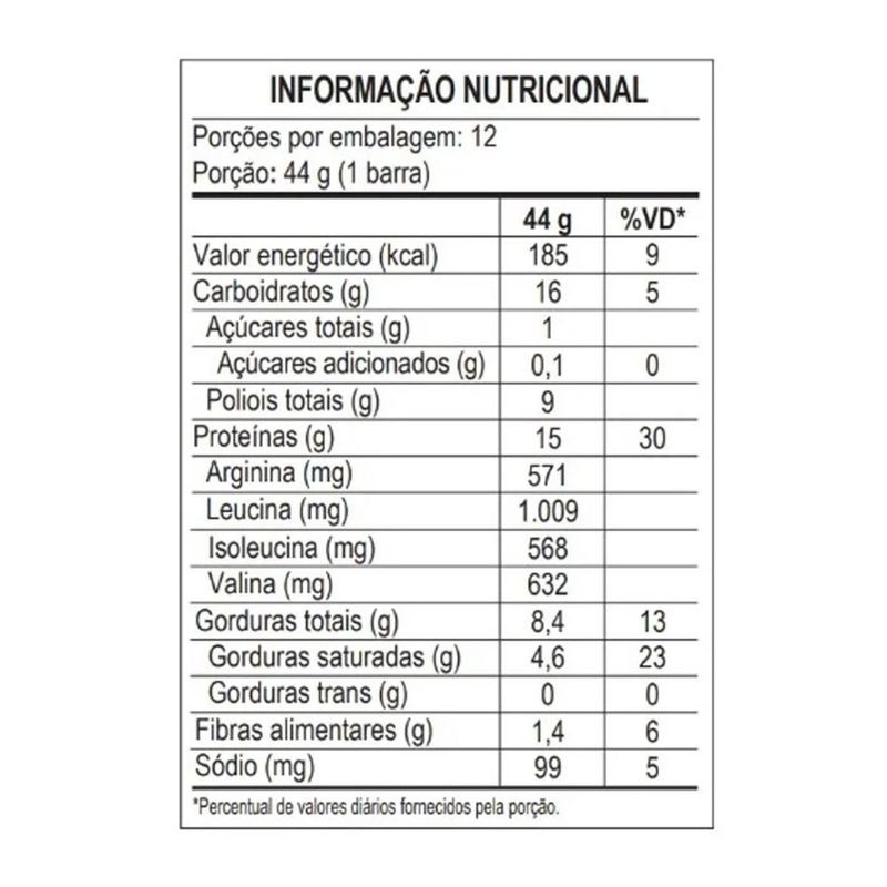 barra de proteína power prot crisp dark chocolate truffle 44g
