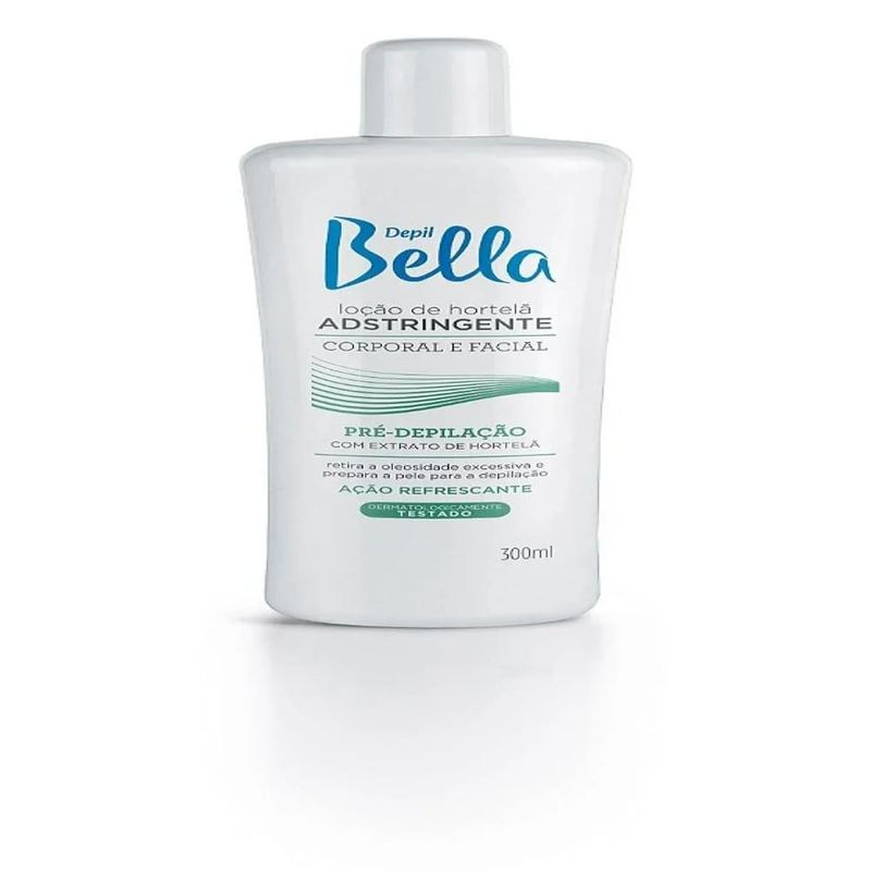 loção adstringente hortelã depil bella 300g