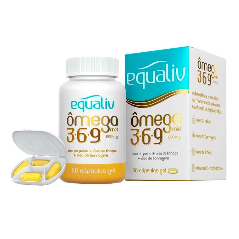 ômega mix 3-6-9 60 cápsulas equaliv