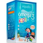 ômega 3 pro kids oil epa 180mg dha 120mg 30 cápsulas mastigáveis sabor laranja equaliv