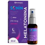 sonin melatonina 210mcg 30ml spray sabor cereja brasterápica