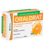 oraldrat pó para solução 4 envelopes 28,8g sabor laranja cifarma