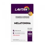lavitan melatonina 0,21mg 150 comprimidos mastigáveis sabor morango cimed