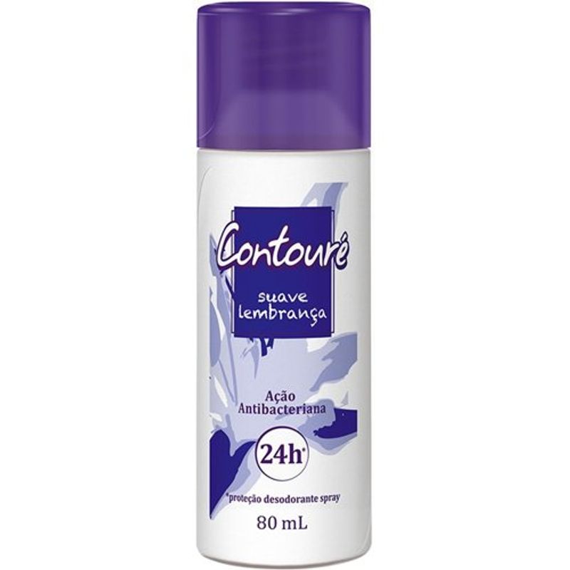 desodorante spray contouré suave lembrança 80ml