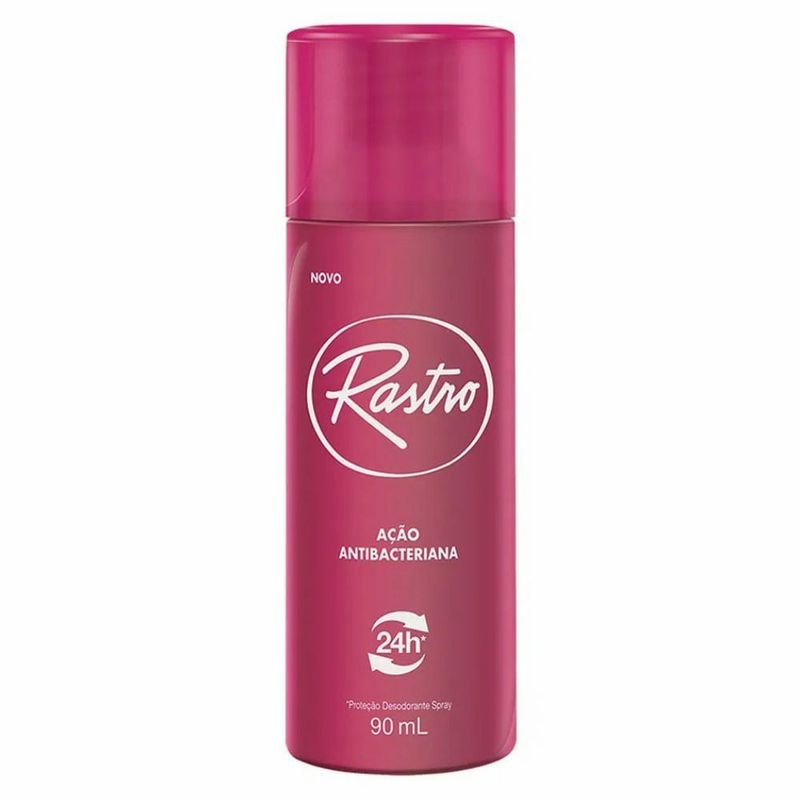 desodorante spray rastro rosa feminino 90ml