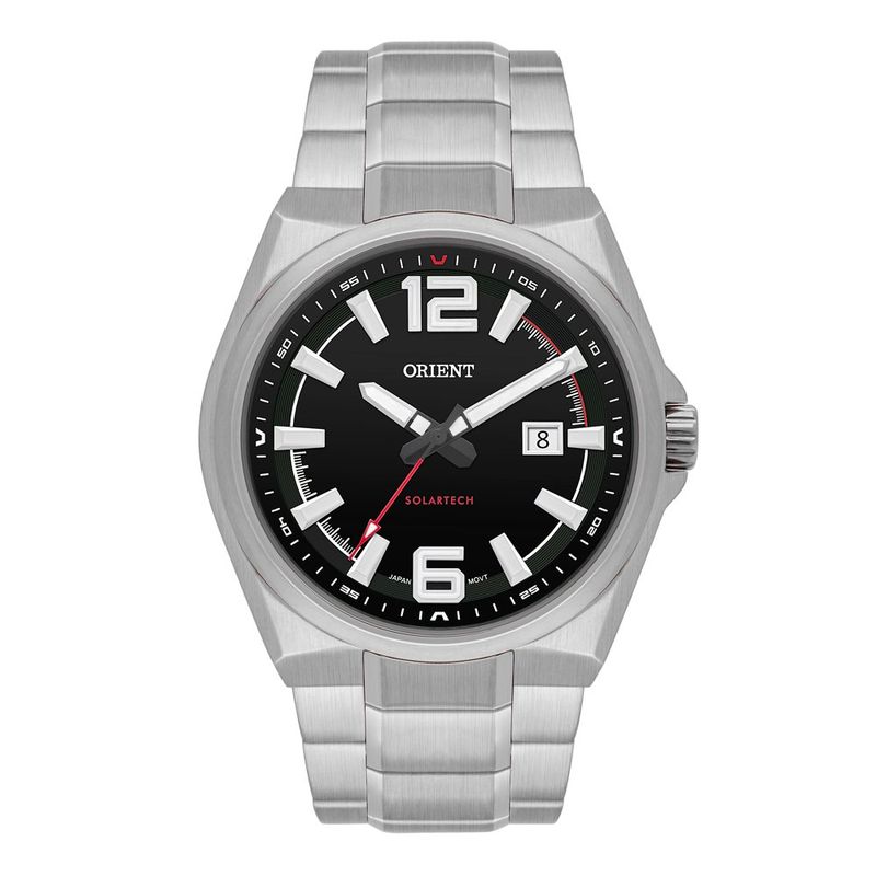 relógio masculino orient prata mbss1509-p2sx